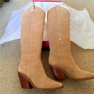 Vince Camuto Beige Heeled Boots